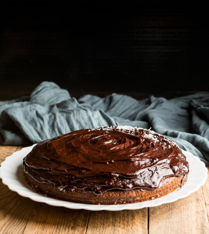 Bolo de chocolate de liquidificador