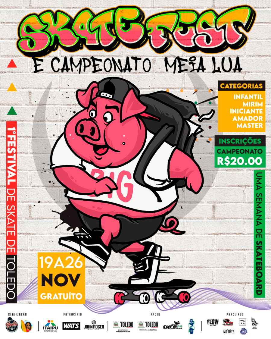 Toledo recebe festival dedicado ao Skate