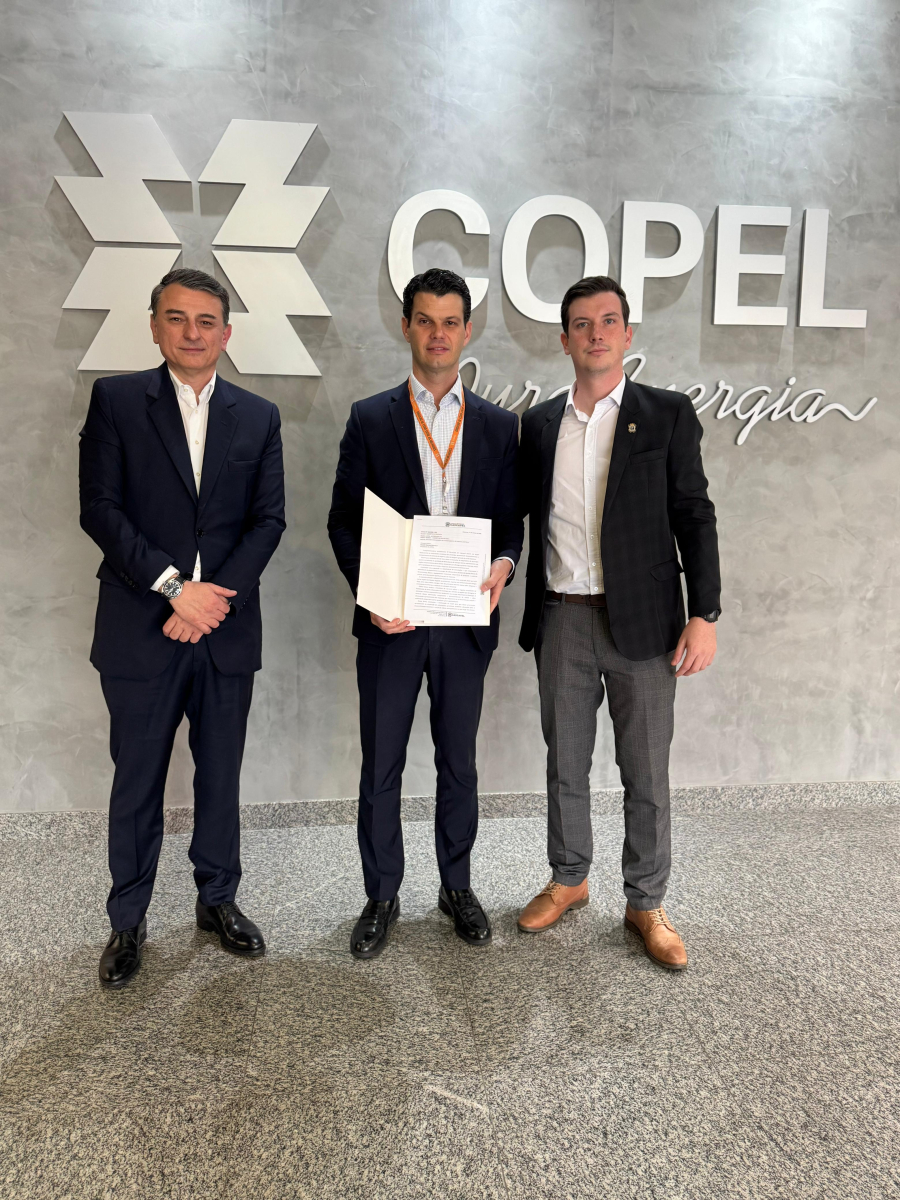 Vice-prefeito Mecabô visita Copel por mais infraestrutura energética 