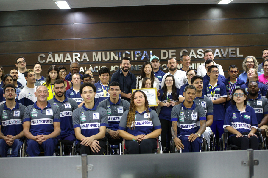 Tiago Almeida congratula equipe de paradesporto