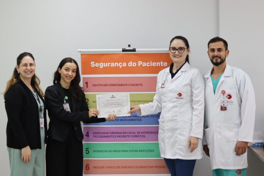 Uopeccan recebe certificação por Segurança do Paciente